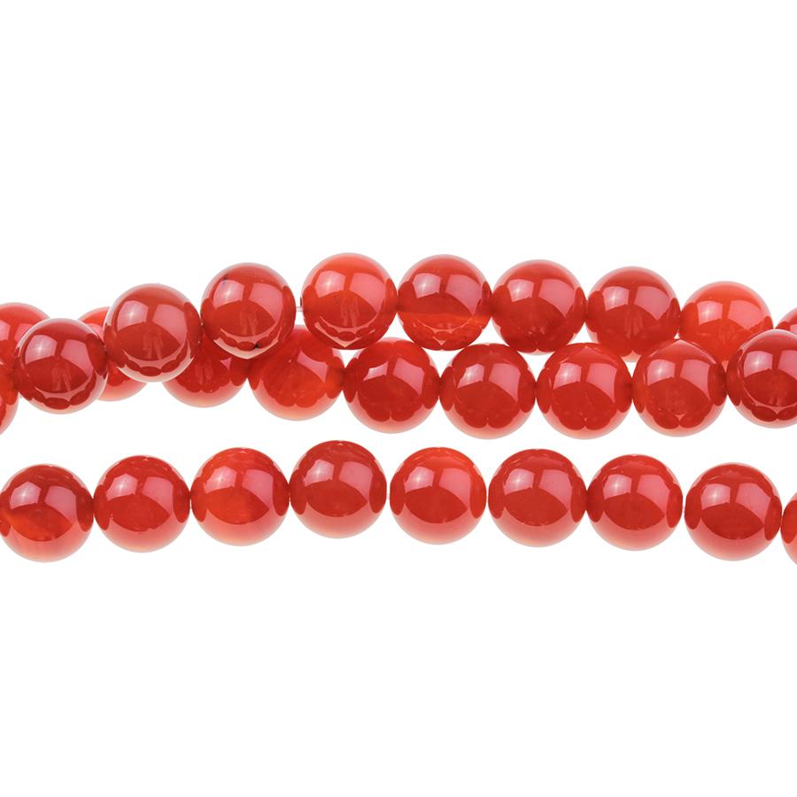 Carnelian 10mm Round 8-Inch - Goody Beads