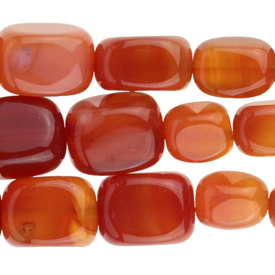 Carnelian 6-14mm Graduated Nugget