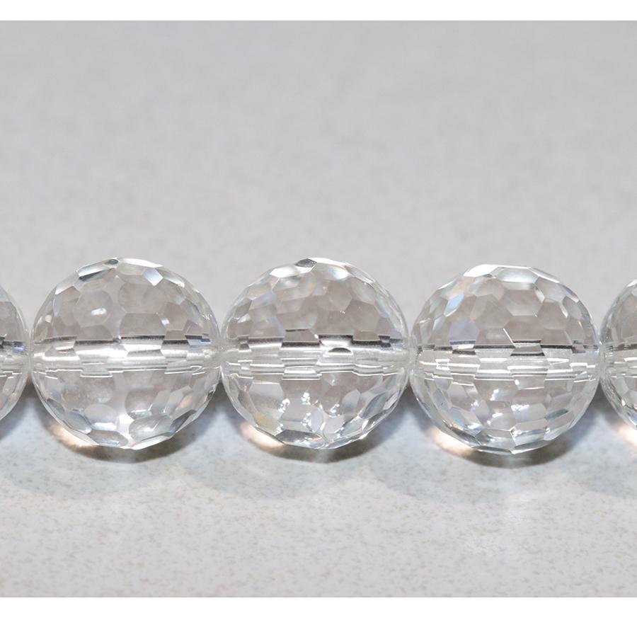 Crystal Quartz 10mm Round Faceted