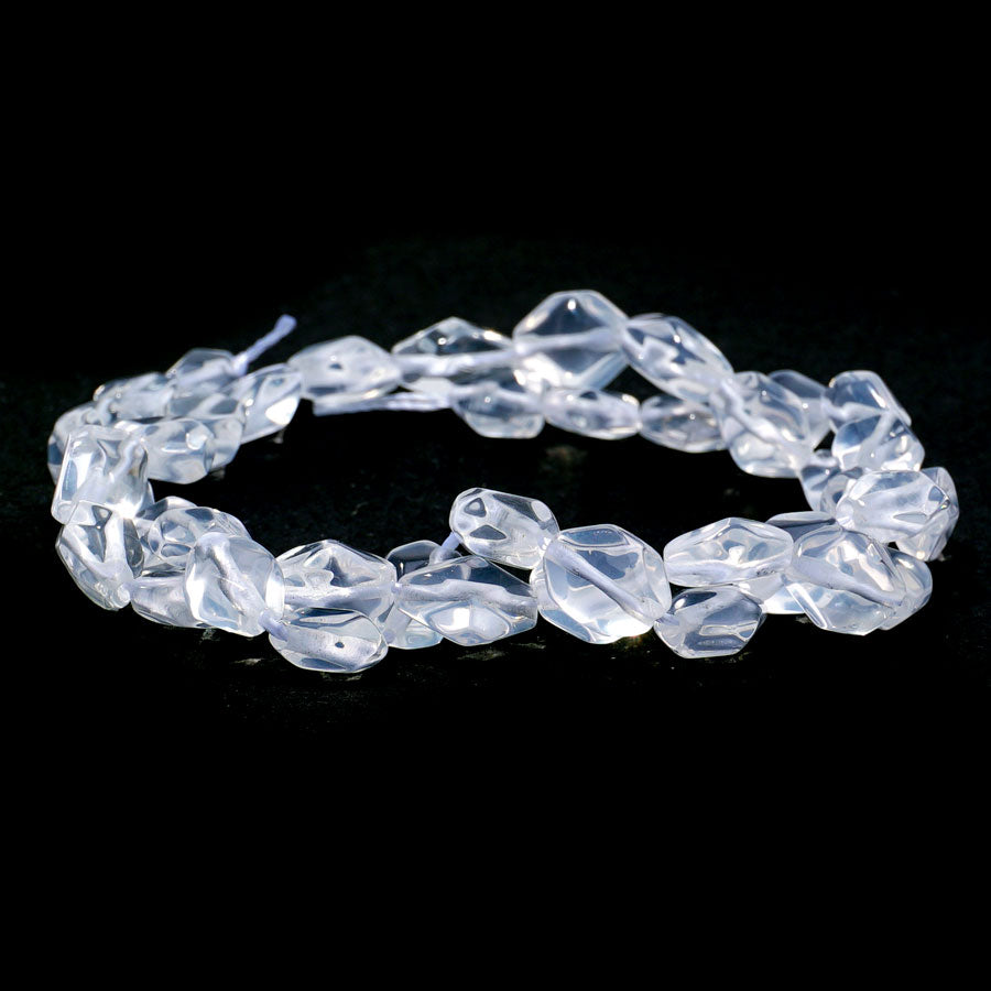 Crystal Quartz 10X12mm Faceted Freeform Oval - Limited Editions - Goody Beads