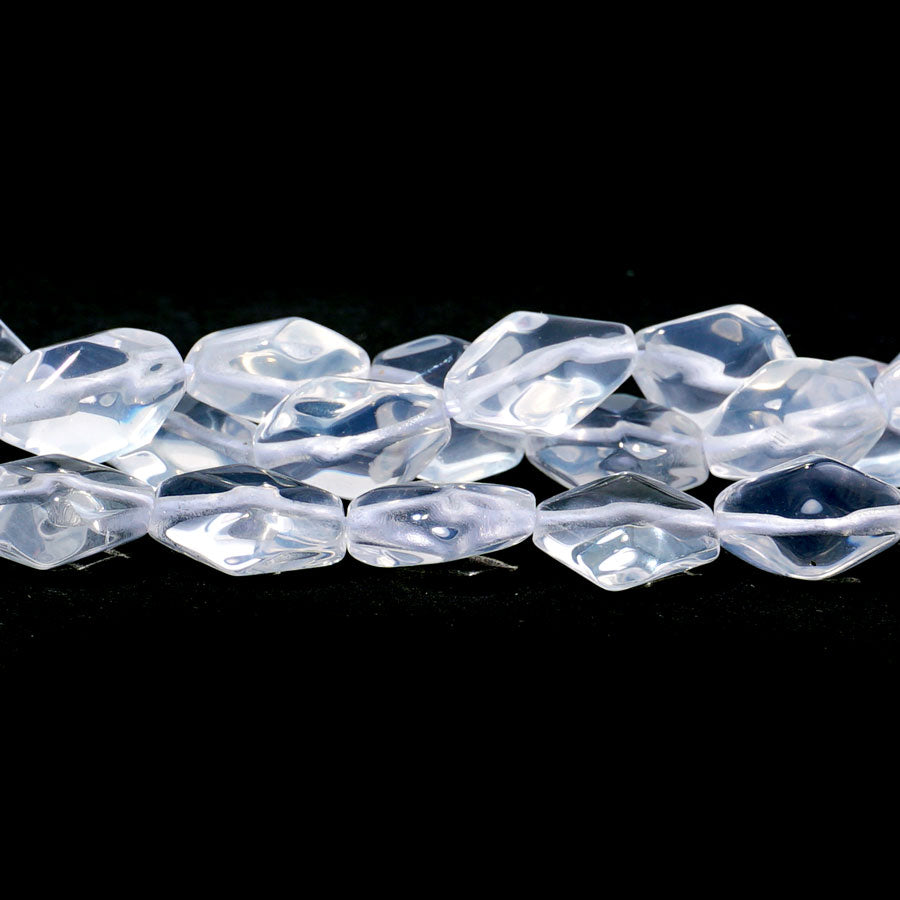 Crystal Quartz 10X12mm Faceted Freeform Oval - Limited Editions - Goody Beads