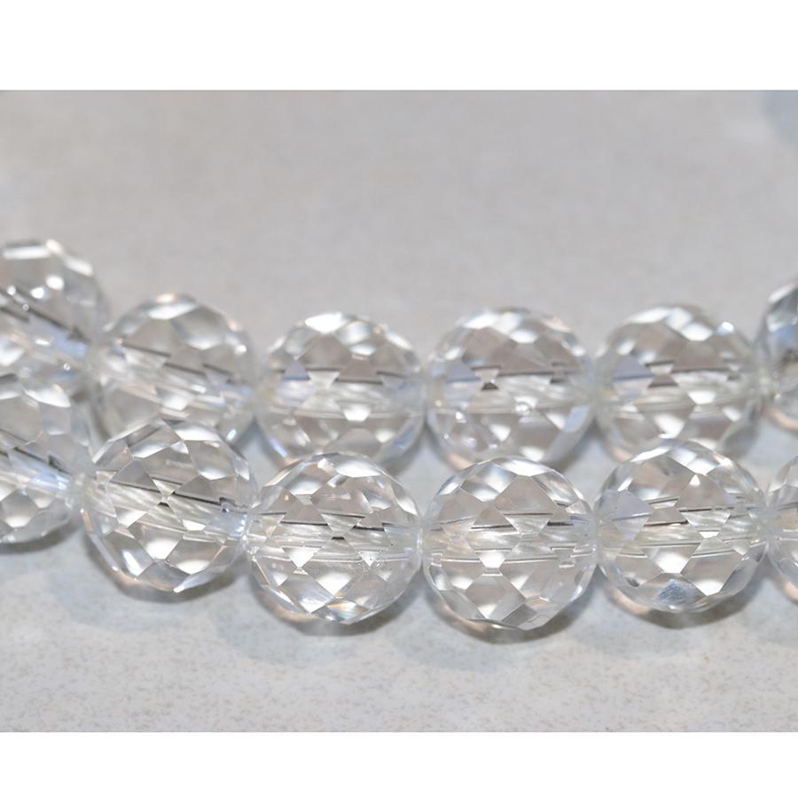 Crystal Quartz 6mm Round Faceted