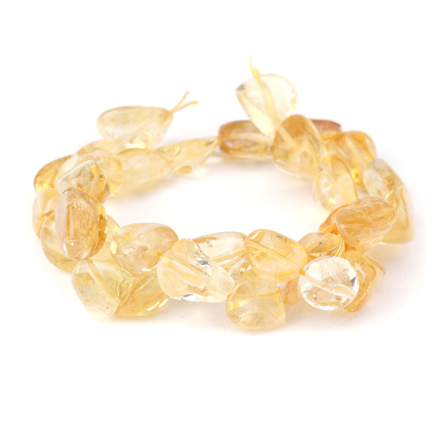 10x14-12x16mm Citrine Natural Nugget A Grade - 15-16 Inch - Goody Beads