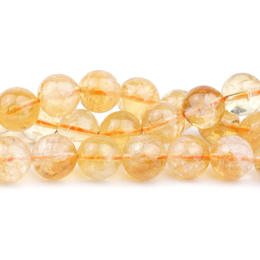 Citrine 10mm Round A Grade - Limited Editions - Goody Beads