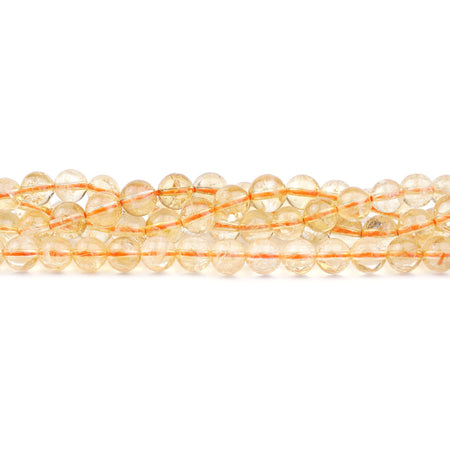 Citrine 6mm Round A Grade - Limited Editions - Goody Beads