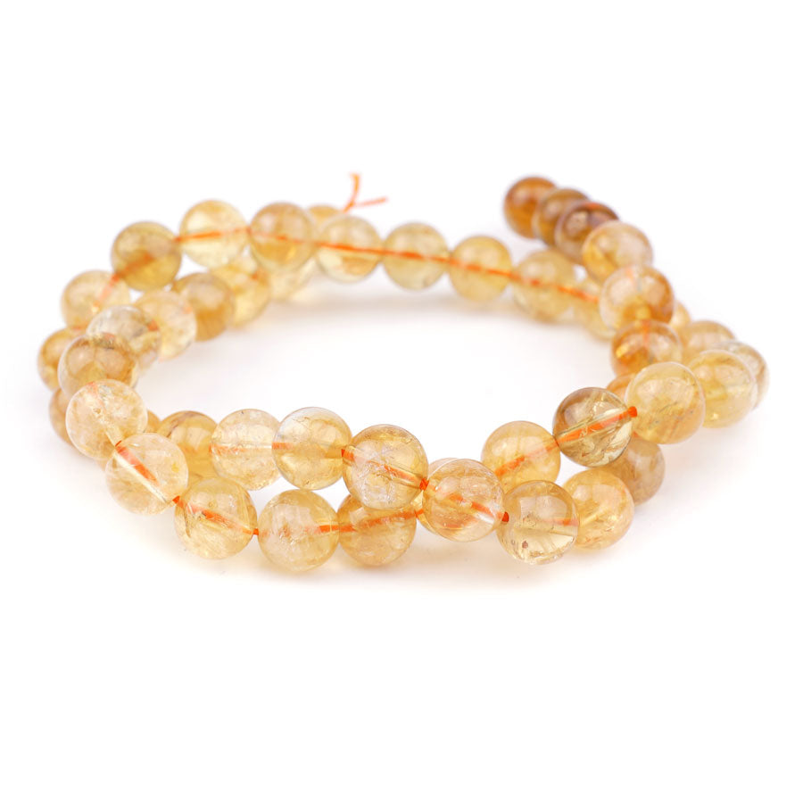 Citrine 8mm Round A Grade - Limited Editions - Goody Beads