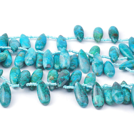 Chrysocolla 8x20mm Drop Blue - Limited Editions - Goody Beads