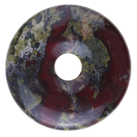 Dragon Blood Jasper 40mm Donut Pendant - Goody Beads