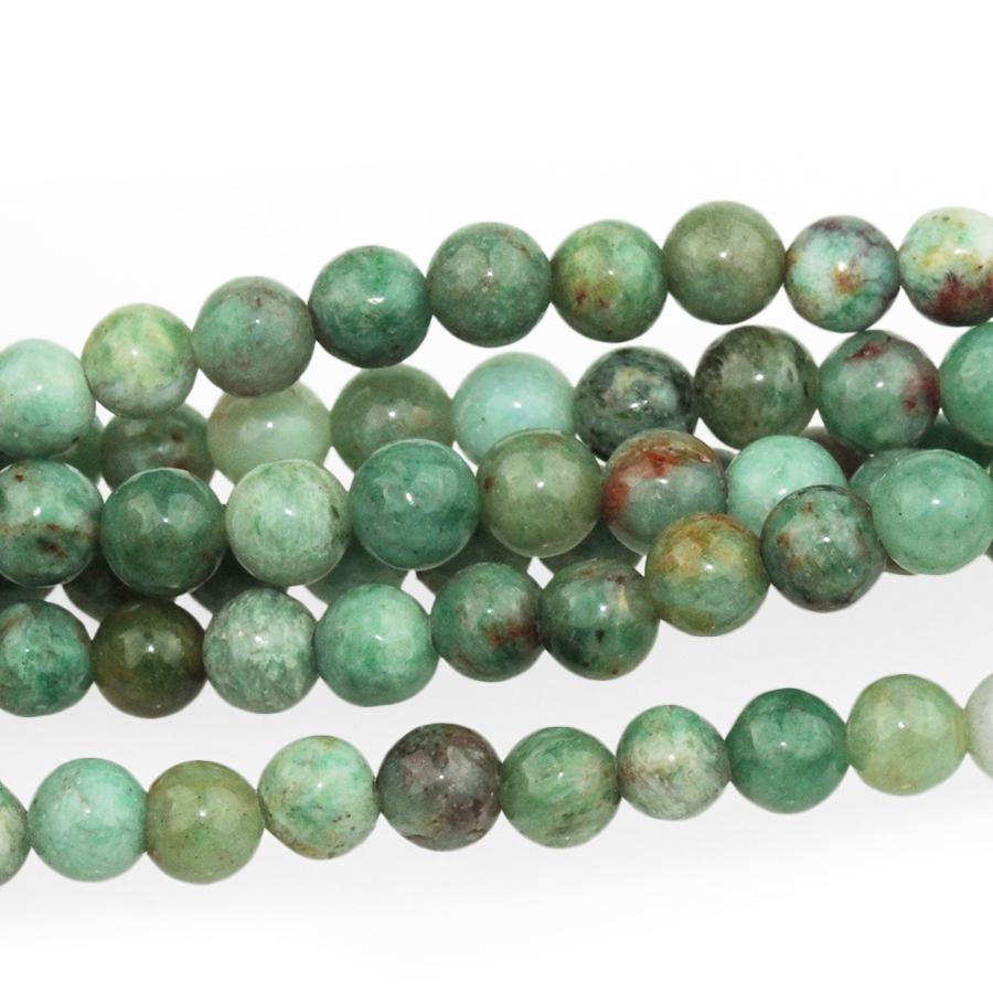 Dragon Blood Jade 4mm Round 15-16 Inch