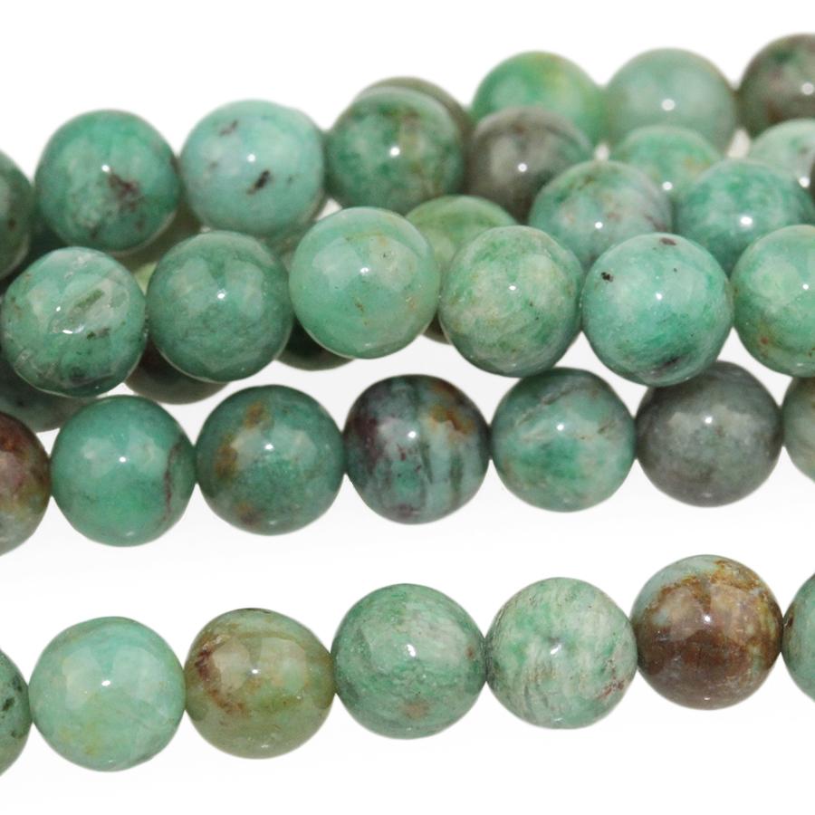 Dragon Blood Jade 6mm Round 15-16 Inch