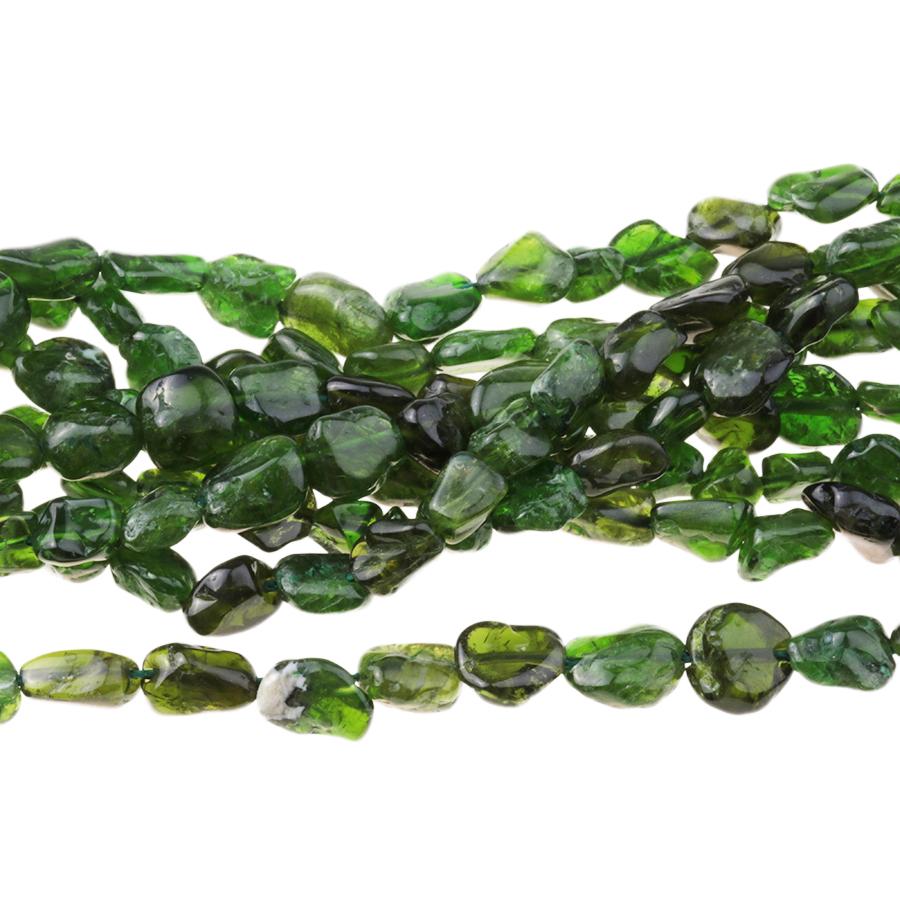 Diopside 8x10mm Pebble 15-16 Inch