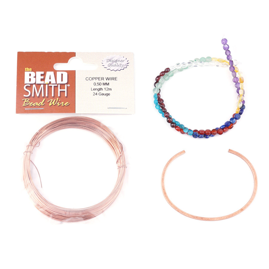 DIY Bracelet Cuff with Microfacet Garnets - Goody Beads