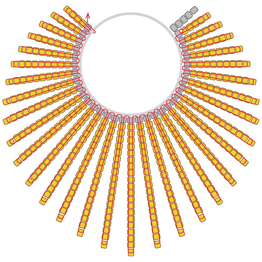 INSTRUCTIONS for DIY Gold Confetti Fringe Earrings - Tres Chic - Goody Beads