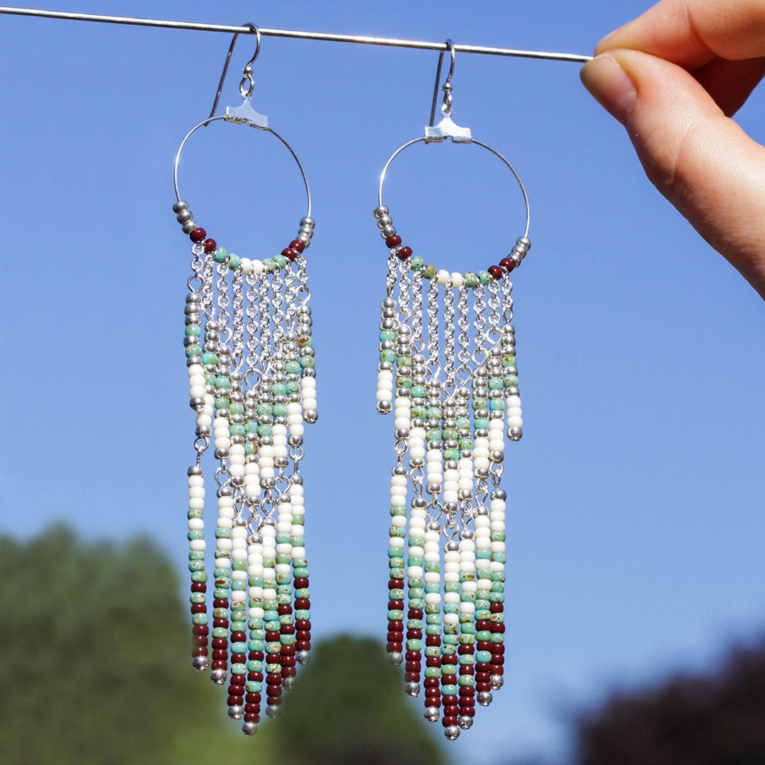 DIY Shoulder Sweeping Fringe Earrings - Goody Beads