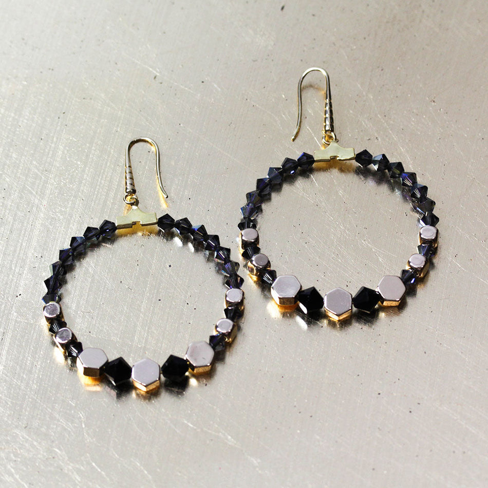 INSTRUCTIONS for DIY All That Shimmers Is Gold Earrings with PRESTIGE Crystals - Goody Beads