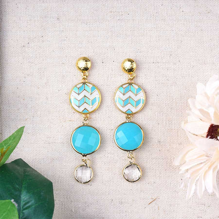 INSTRUCTIONS for DIY Enamel and Faceted Glass Earrings - Goody Beads