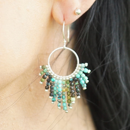 INSTRUCTIONS for DIY Fringe Earrings with Gemstone Cube Beads - Goody Beads