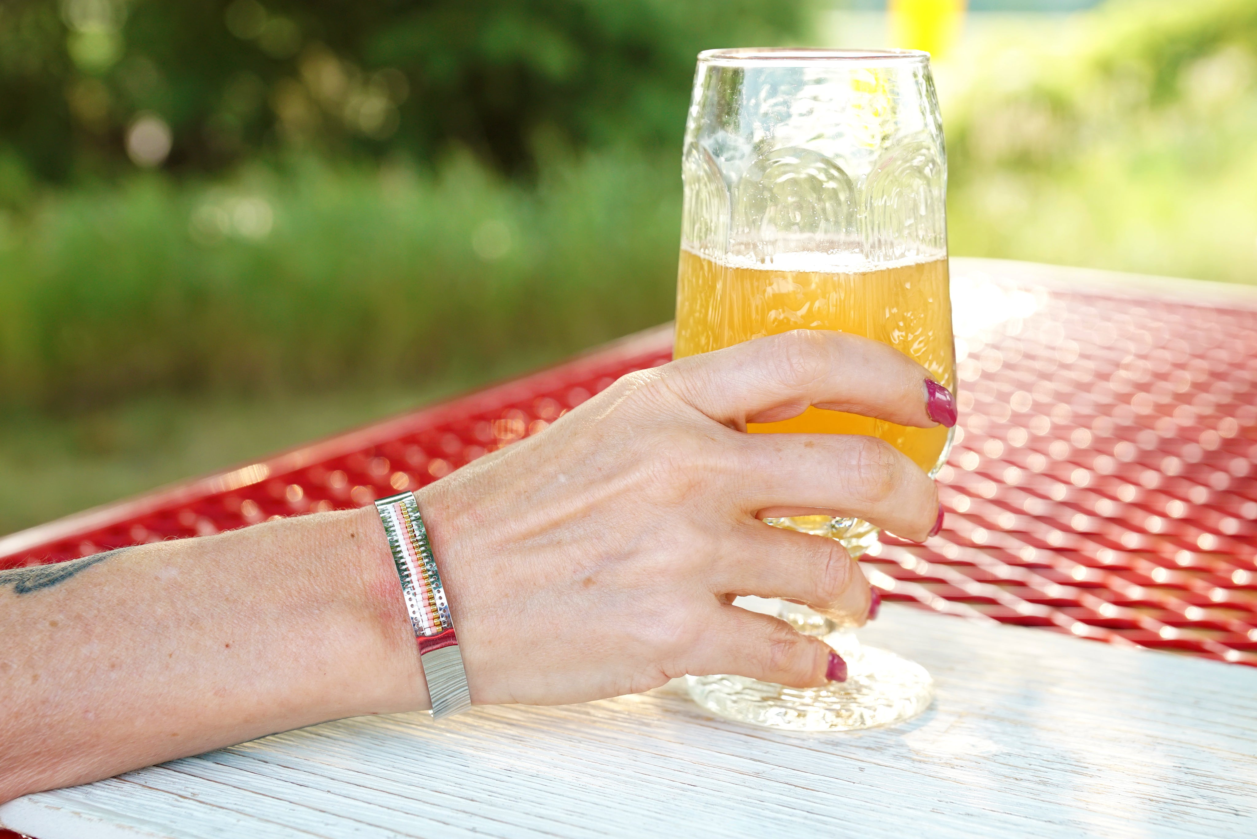 Silver-Plated Stainless Steel Beadable Cuff Bracelet - Goody Beads