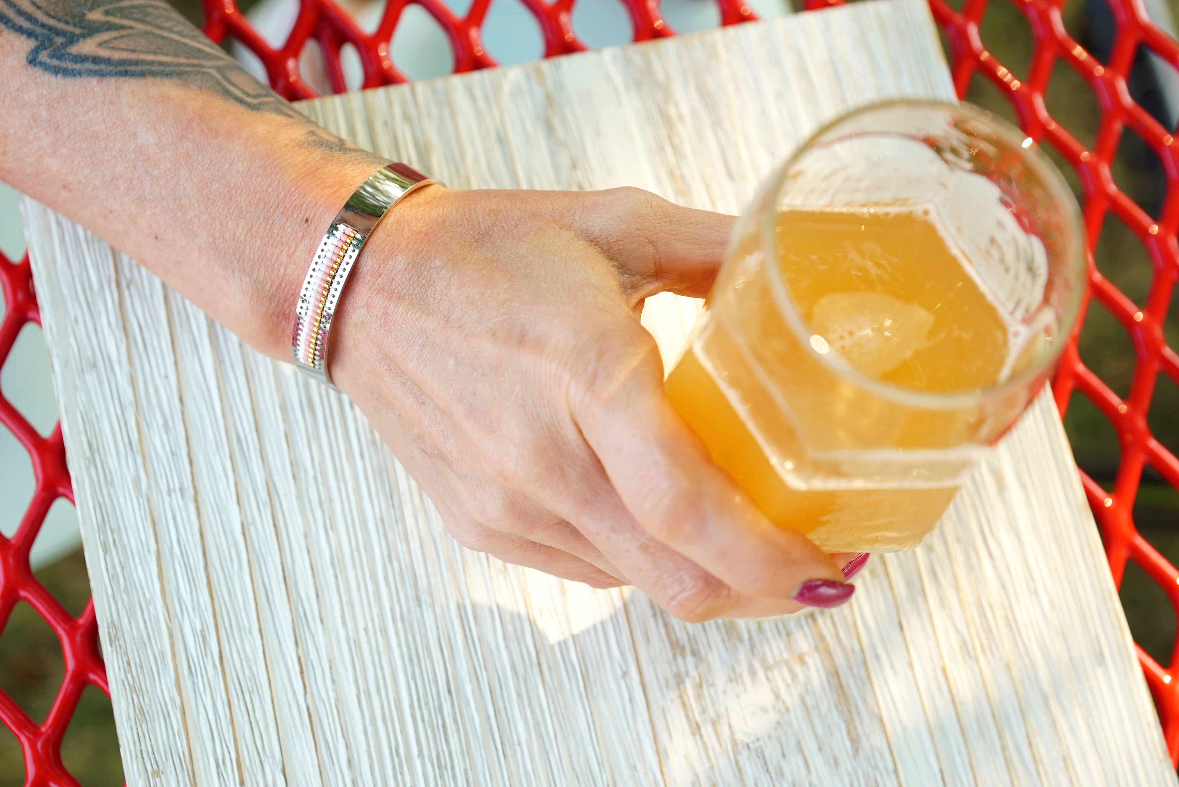 INSTRUCTIONS for DIY Summertime Silver Beadable Cuff Bracelet - Goody Beads