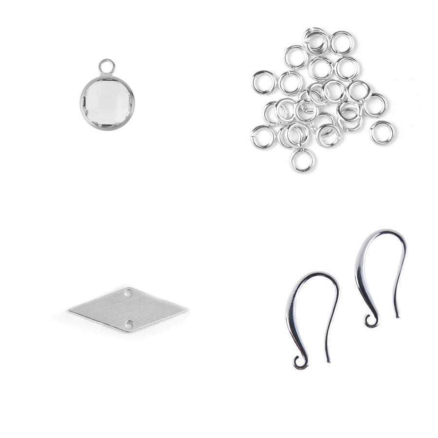 INSTRUCTIONS for DIY Geometric Silver Earring Party - Goody Beads