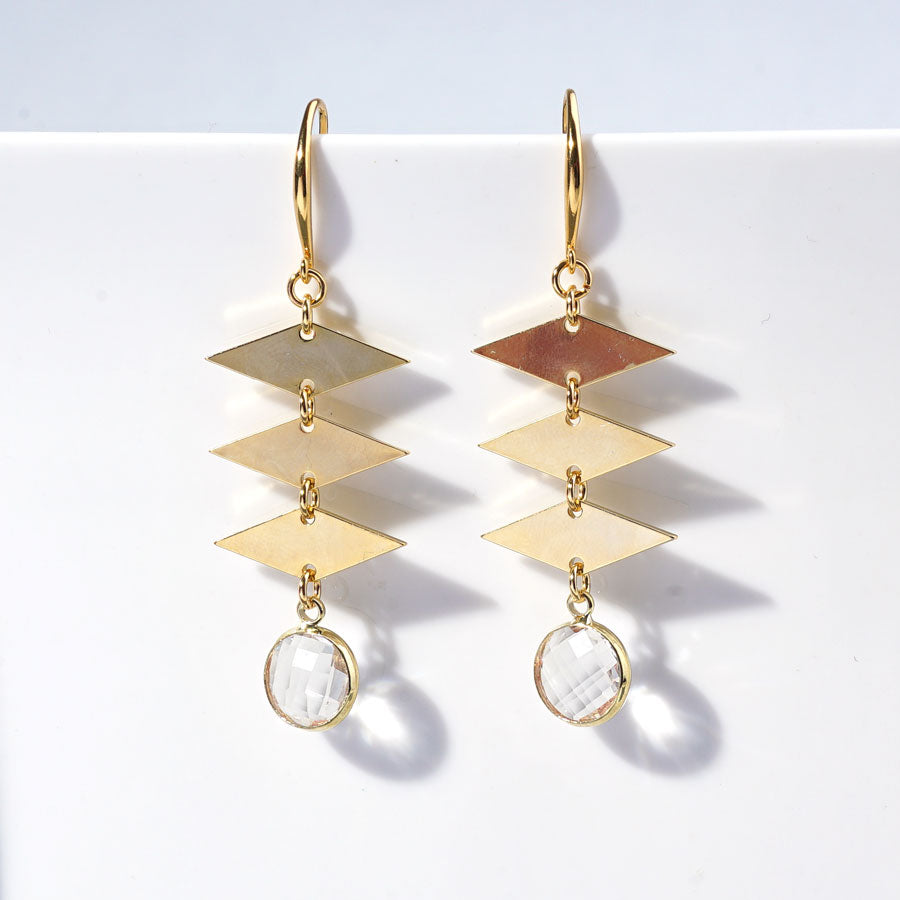 DIY Geometric Gold Earring Party - Goody Beads