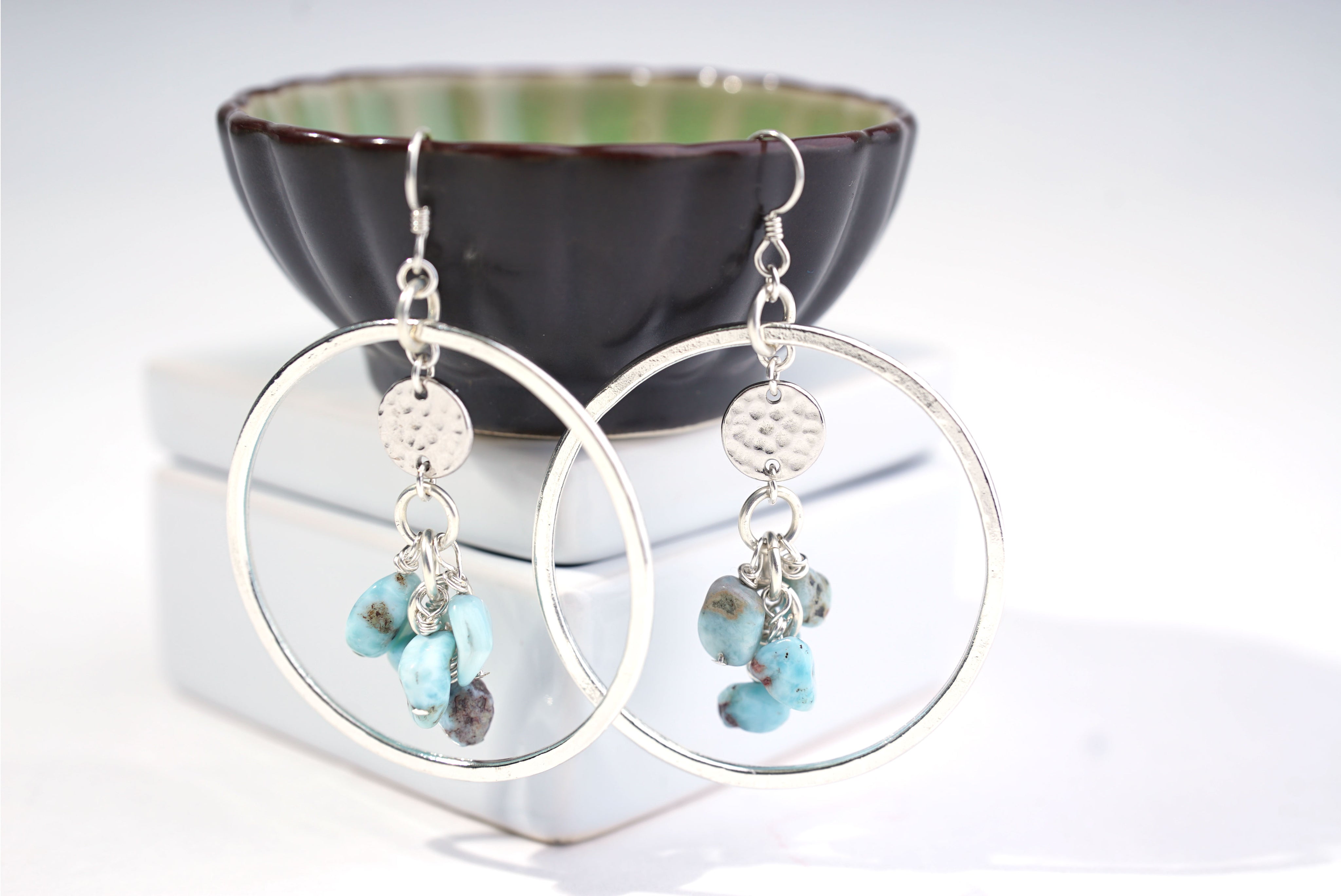 INSTRUCTIONS for DIY Beach Vacation Getaway Larimar Earrings - Goody Beads