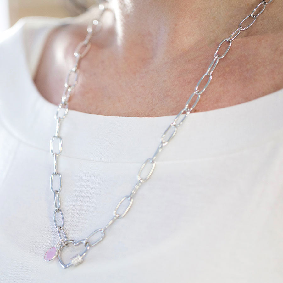 DIY Not For The Faint of Heart Necklace/Wrap Bracelet - Silver - Goody Beads