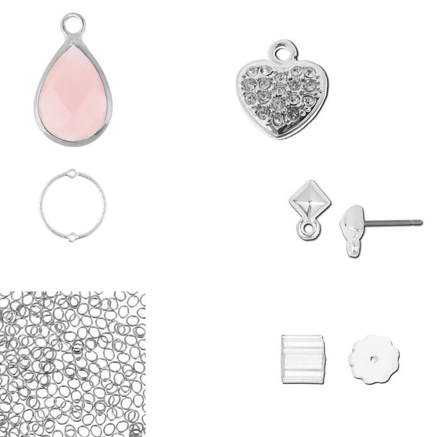INSTRUCTIONS for DIY Love Me Tender Earrings - Silver - Goody Beads