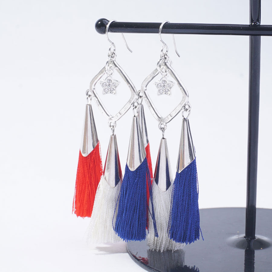 INSTRUCTIONS for DIY O Say Can You See How Fabulous These Tassel Earrings Are - Goody Beads