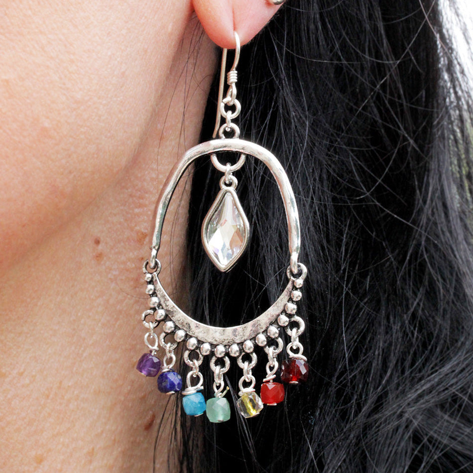 INSTRUCTIONS for DIY Swing Style Chakra Cha Cha Earrings - Goody Beads