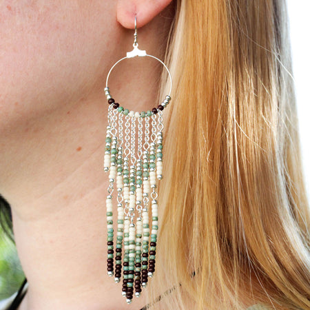 DIY Shoulder Sweeping Fringe Earrings - Goody Beads