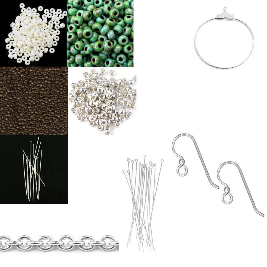 INSTRUCTIONS for DIY Shoulder Sweeping Fringe Earrings - Goody Beads