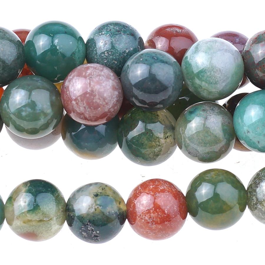 Fancy Jasper 6mm Round 8-Inch - Goody Beads