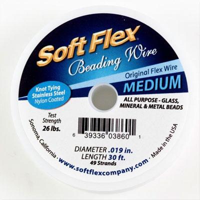 Soft Flex MEDIUM Gauge 0.019 Inch Diameter Beading Wire