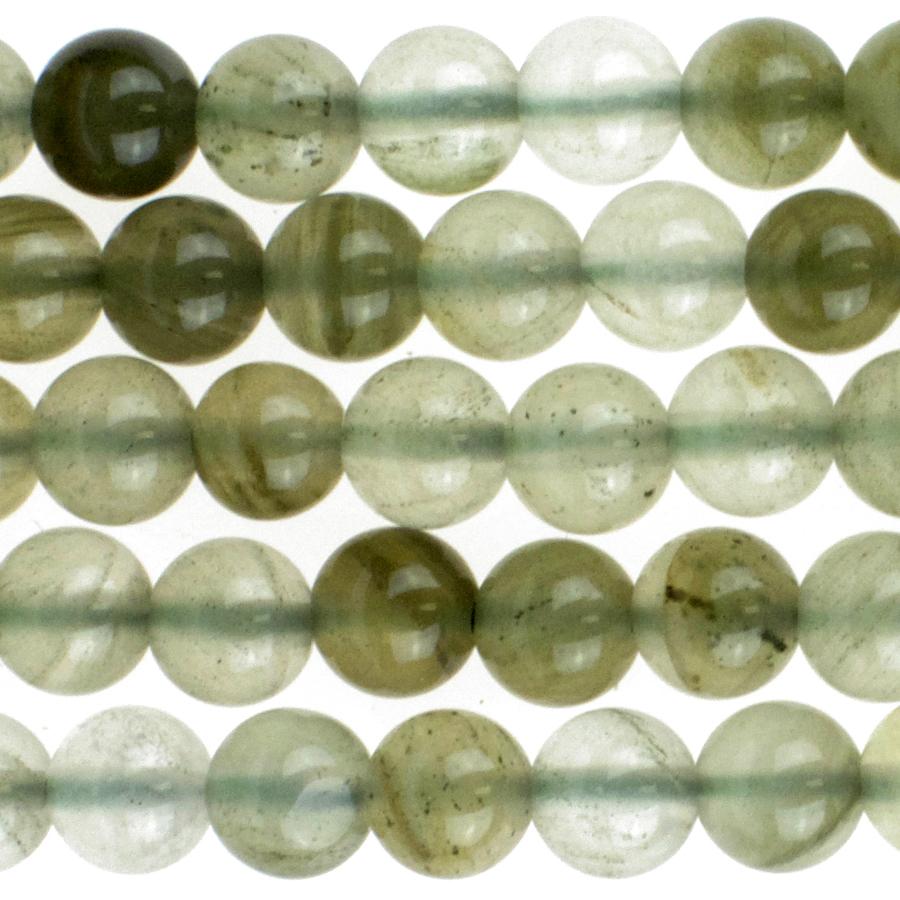 Green Aragonite 6mm Round