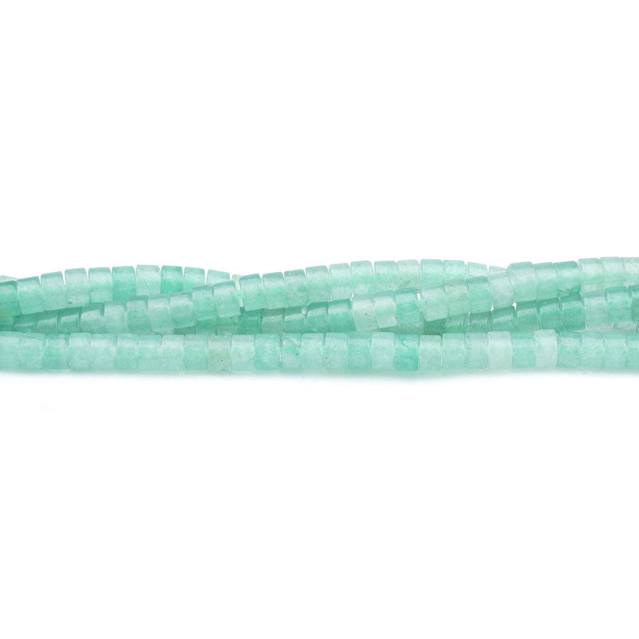 2X4mm Green Aventurine Dyed Heishi - Limited Editions - Goody Beads