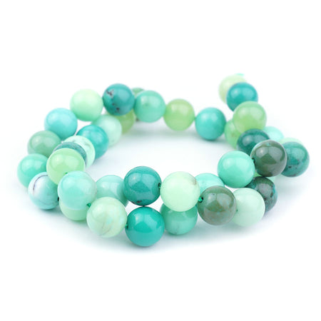 Grass Green Agate 10mm Round - Limited Editions - Goody Beads