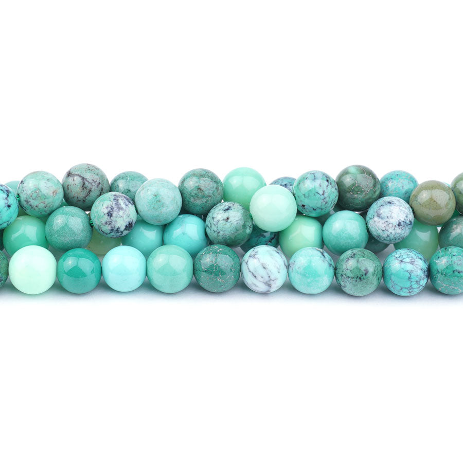 Grass Green Agate 8mm Round - Limited Editions - Goody Beads