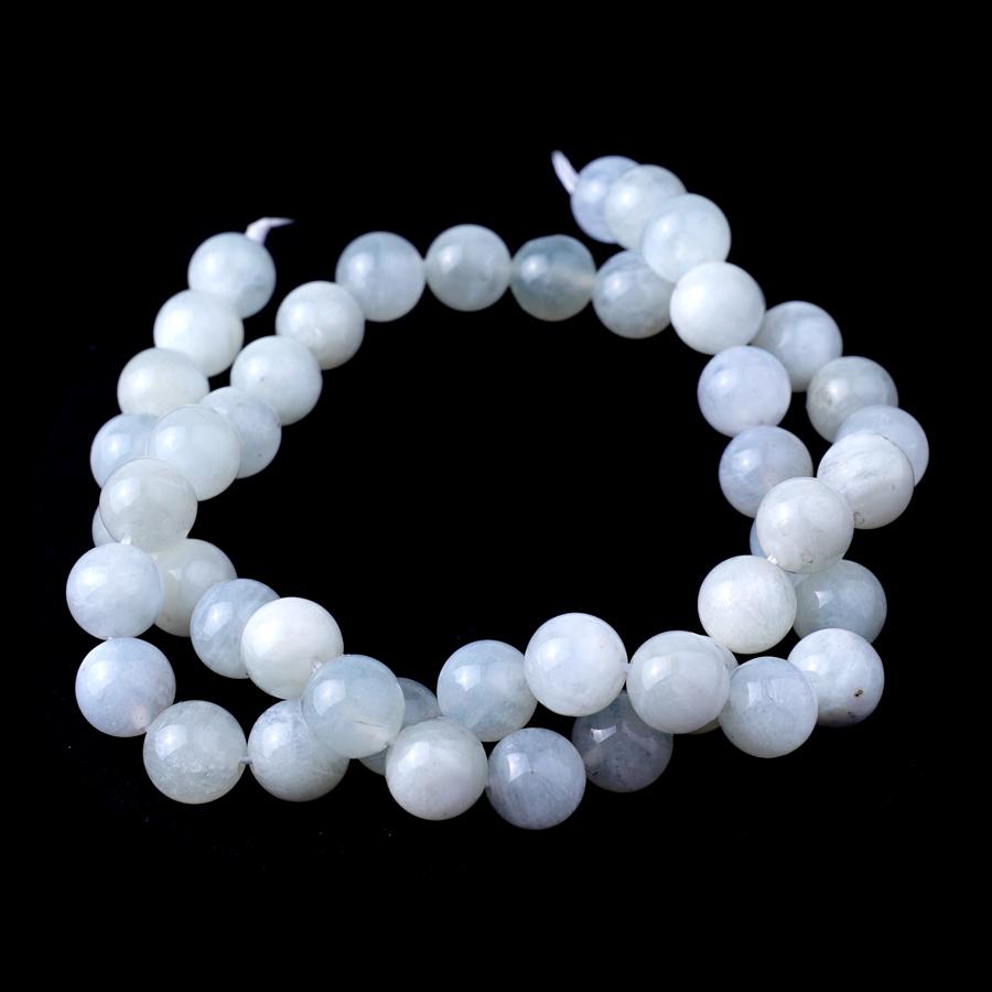 Grey Moonstone  8mm Round - 15-16 Inch