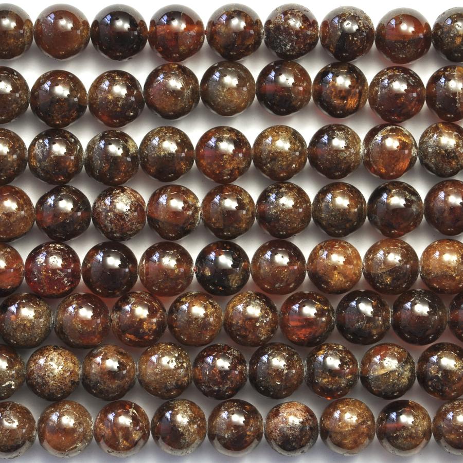 Hessonite Garnet 10mm Round