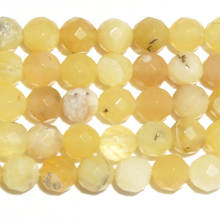 Honey Opal 6mm Faceted Round