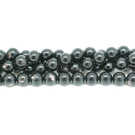 Hypersthene A 8mm Round - 15-16 Inch