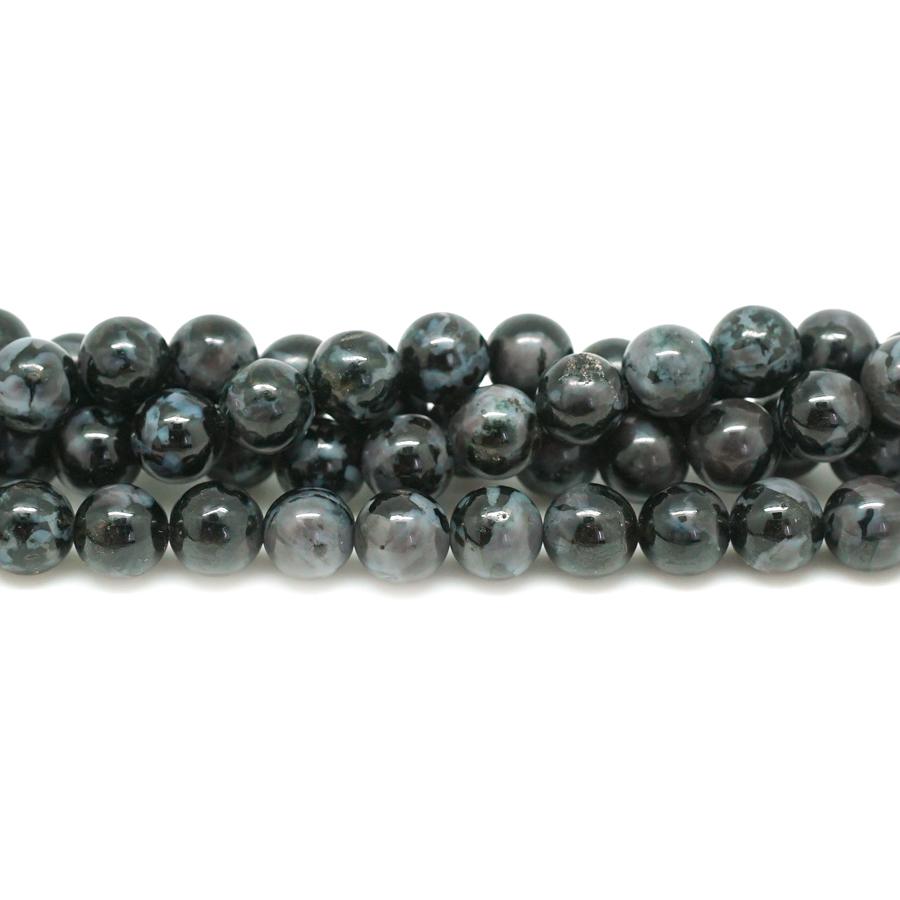 Indigo Gabbro 8mm Round - 15-16 Inch