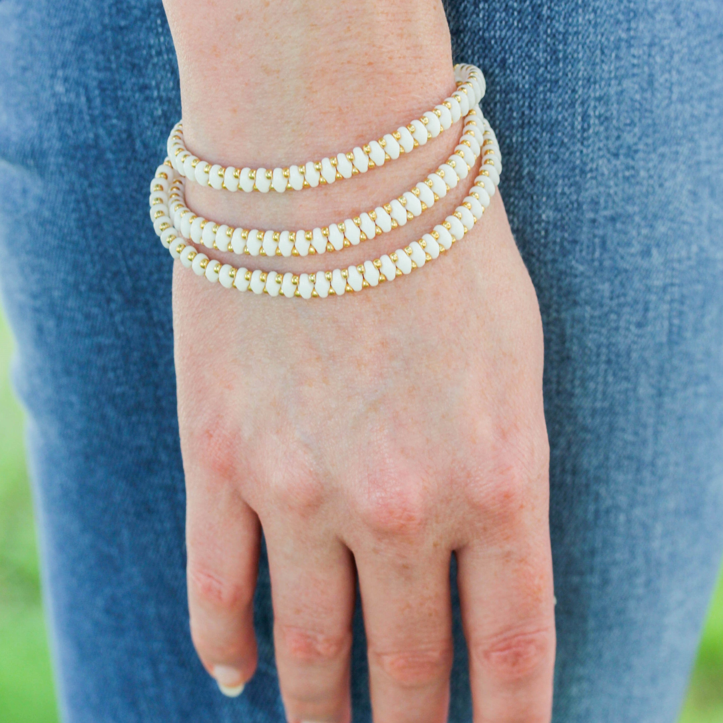 Kiki Wrap Bracelet Kit - Summer White - Goody Beads
