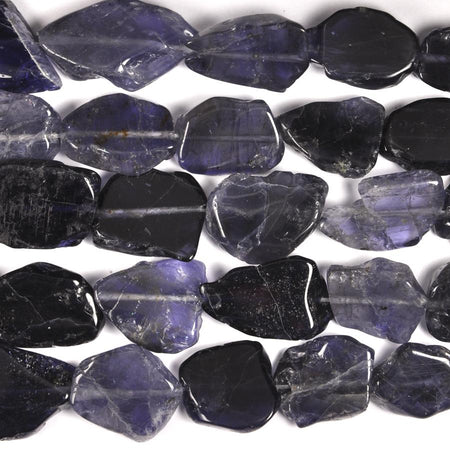 Iolite 10x15-13x16 mm Slice 15-16 Inch