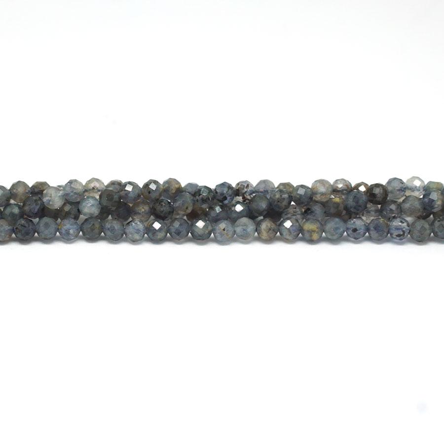 Iolite Faceted 4mm Round - 15-16 Inch