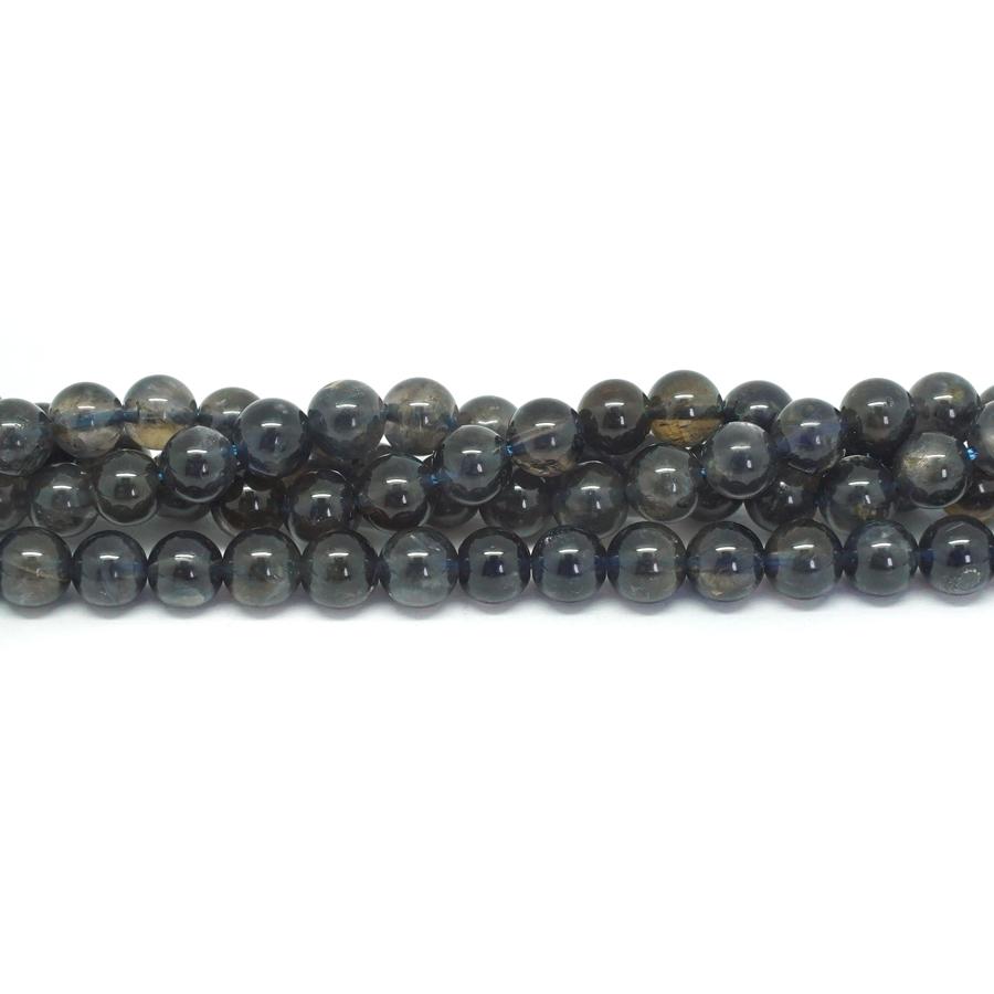 Iolite A grade 6mm Round - 15-16 Inch