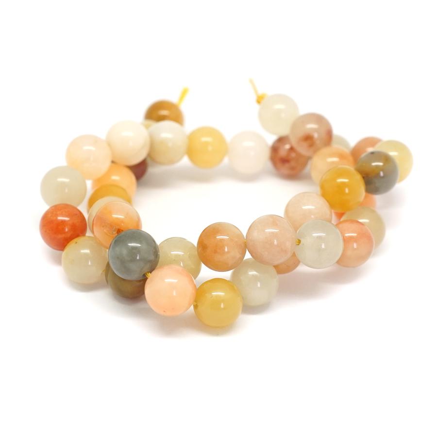 Rainbow Jade (Natural) 10mm Round 15-16 Inch