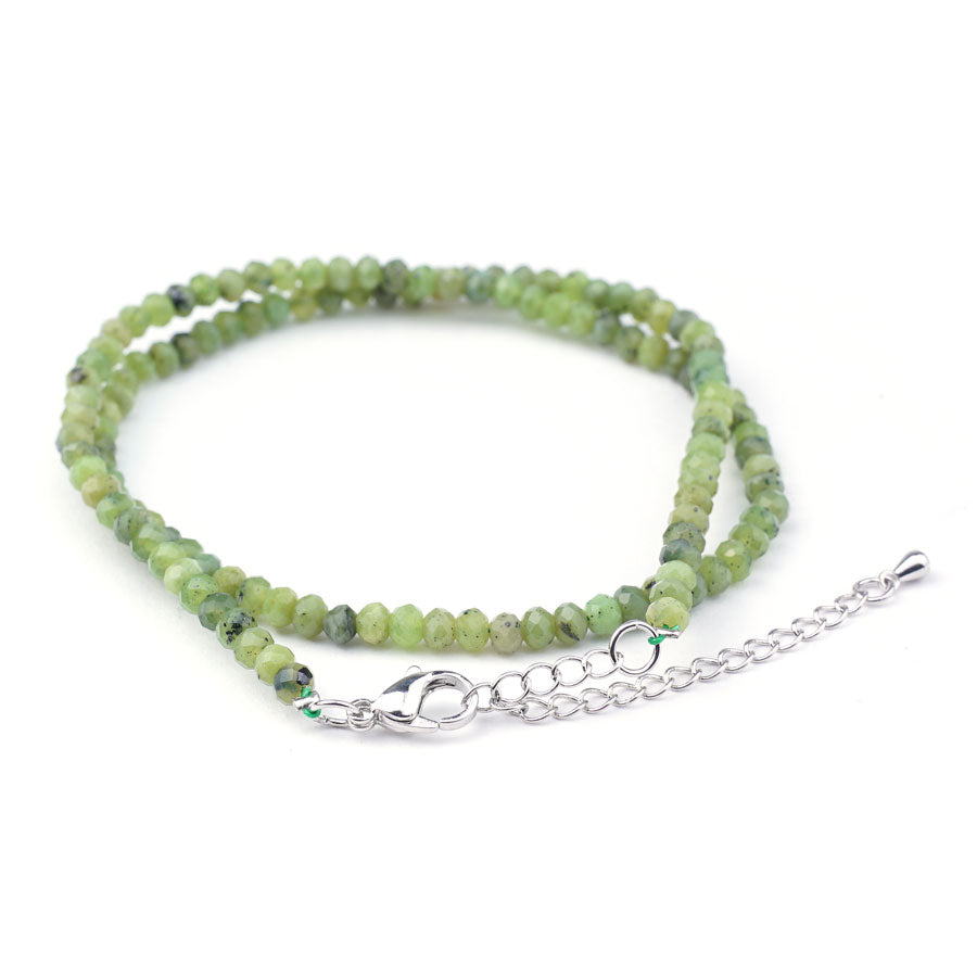 Jade 3x4mm Diamond Cut Rondelle - Limited Editions - Goody Beads