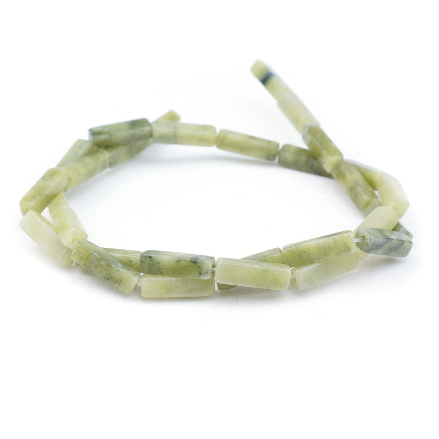 Jade 4X13mm Rectangle Tube BC - Limited Editions - Goody Beads